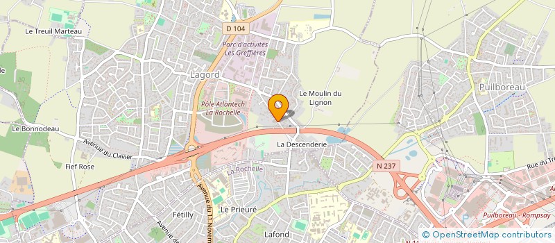 localisation de l'entreprise SCI MYOSOTIS  LAGORD