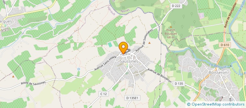 localisation de l'entreprise SCI MYOSOTIS  SAUSSINES