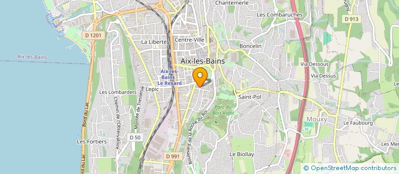 localisation de l'entreprise SCI MYOSOTIS  AIX-LES-BAINS