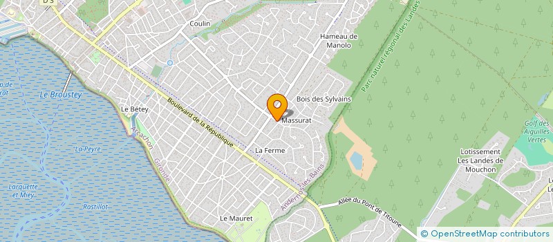 localisation de l'entreprise SCI MYOSOTIS  ANDERNOS-LES-BAINS