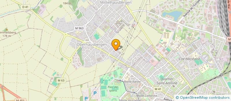 localisation de l'entreprise SCI MYOSOTIS  OBERHAUSBERGEN