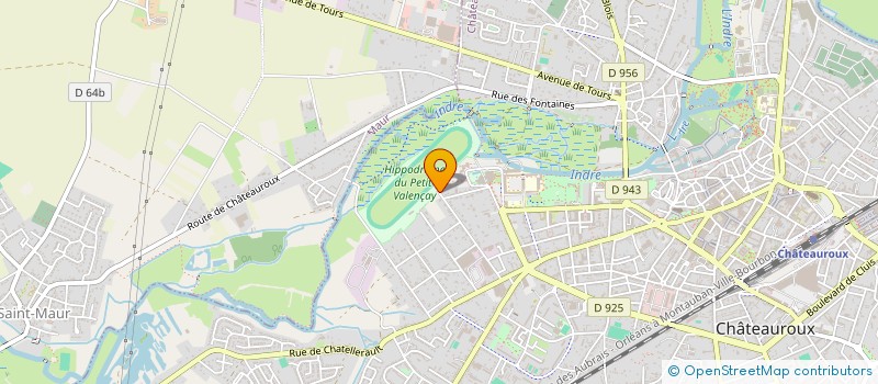 localisation de l'entreprise SCI MYOSOTIS DE LA BOURIE  CHATEAUROUX