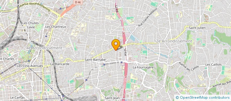 localisation de l'entreprise SCI MYOSOTIS FM à MARSEILLE