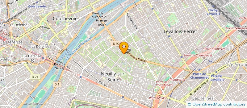 localisation de l'entreprise SCI MYOSOTIS SAINT PIERRE à NEUILLY-SUR-SEINE