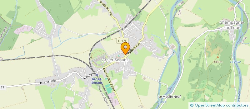 localisation de l'entreprise SCI MYOTTE -  DUQUET  MONTBARREY