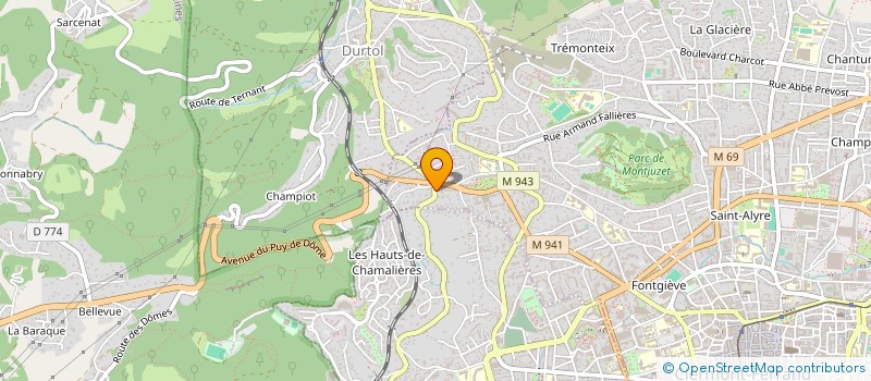 localisation de l'entreprise SCI MYPA  CLERMONT-FERRAND