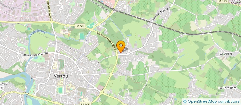 localisation de l'entreprise SCI MYPASSIMO  VERTOU