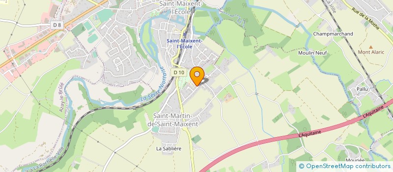 localisation de l'entreprise SCI MYRAL  SAINT-MARTIN-DE-SAINT-MAIXENT