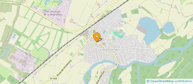 localisation de l'entreprise SCI MYRAX  LA WANTZENAU