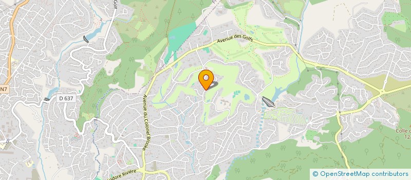 localisation de l'entreprise SCI MYRCOR  SAINT-RAPHAEL