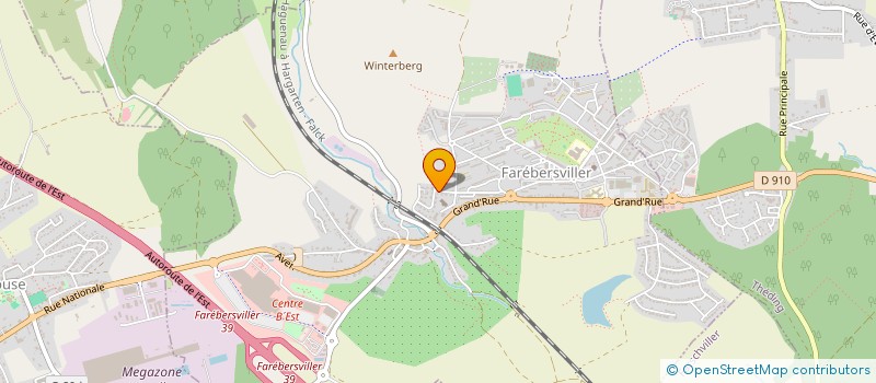 localisation de l'entreprise SCI MYRE  FAREBERSVILLER