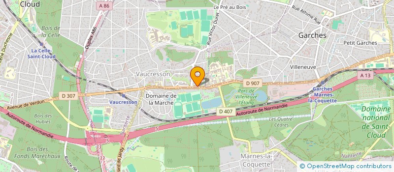 localisation de l'entreprise SCI MYRHA à VAUCRESSON