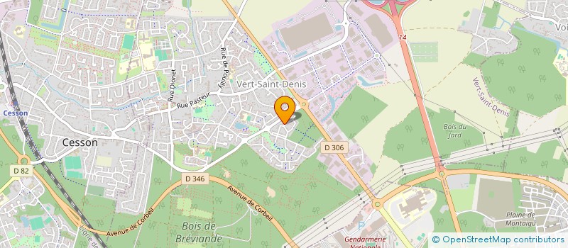 localisation de l'entreprise SCI MYRHA à VERT-SAINT-DENIS