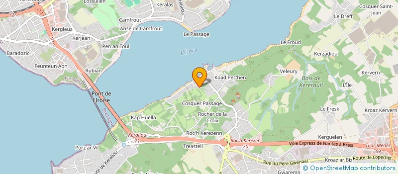 localisation de l'entreprise SCI MYRIA  PLOUGASTEL-DAOULAS