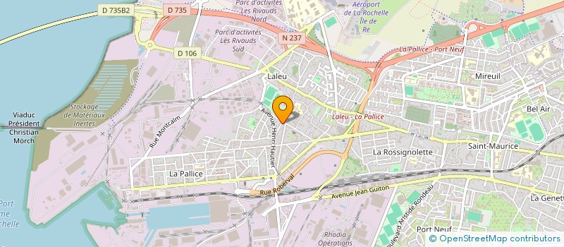 localisation de l'entreprise SCI MYRIA  LA ROCHELLE