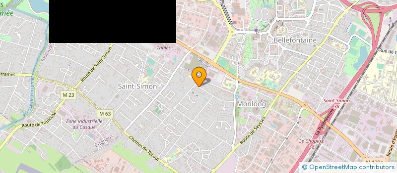 localisation de l'entreprise SCI MYRIAM  TOULOUSE