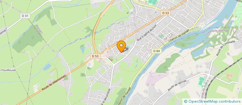 localisation de l'entreprise SCI MYRIAM  ROANNE