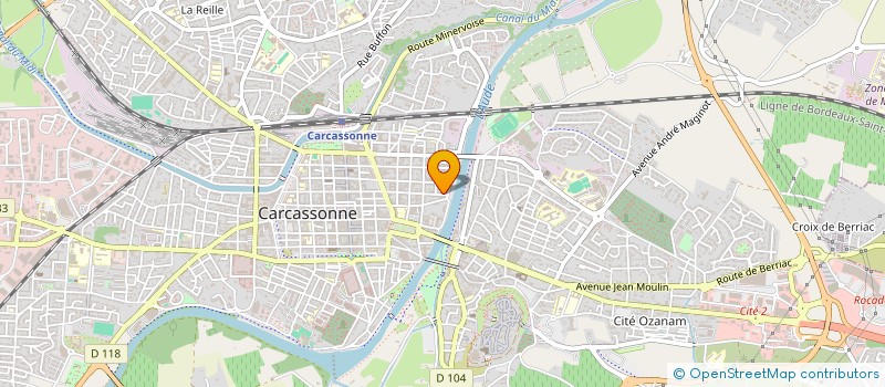 localisation de l'entreprise SCI MYRIAM à CARCASSONNE