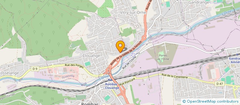 localisation de l'entreprise SCI MYRIAM  CLOUANGE