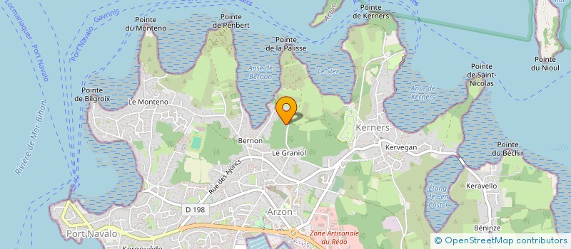 localisation de l'entreprise SCI MYRIAM  ARZON