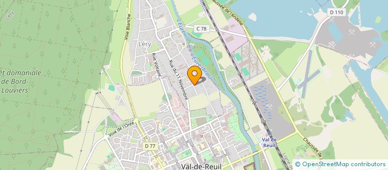 localisation de l'entreprise SCI MYRIC  LERY