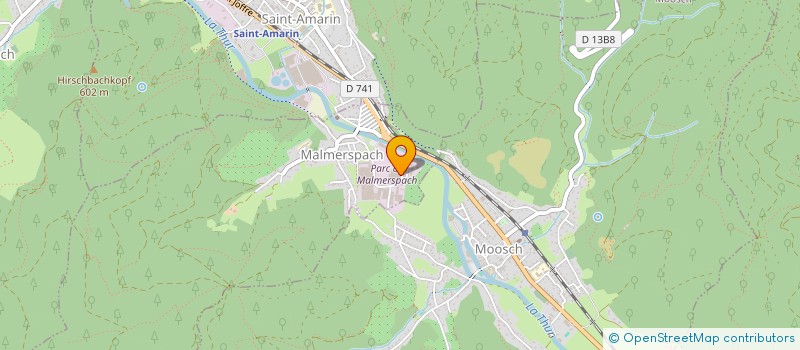 localisation de l'entreprise SCI MYRINE  MALMERSPACH