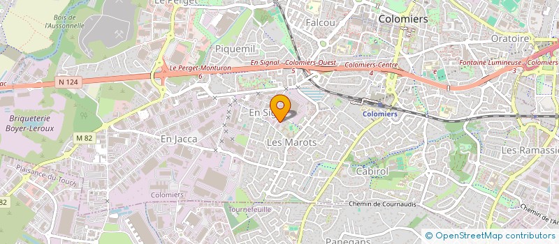 localisation de l'entreprise SCI MYRINES à COLOMIERS