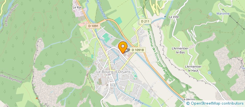 localisation de l'entreprise SCI MYRJETHY  LE BOURG D'OISANS