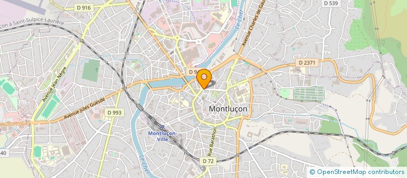 localisation de l'entreprise SCI MYS à MONTLUCON