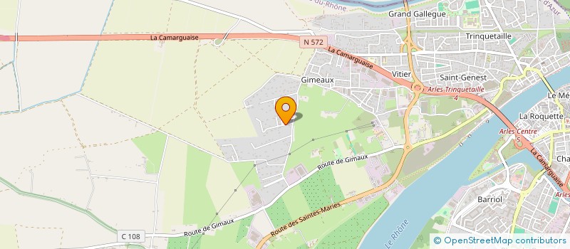 localisation de l'entreprise SCI MYS  ARLES