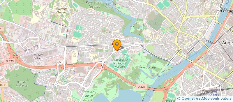 localisation de l'entreprise SCI MYSA à ANGERS