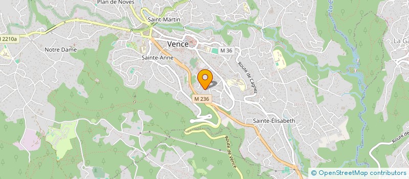 localisation de l'entreprise SCI MYSHA  TOURRETTES-SUR-LOUP