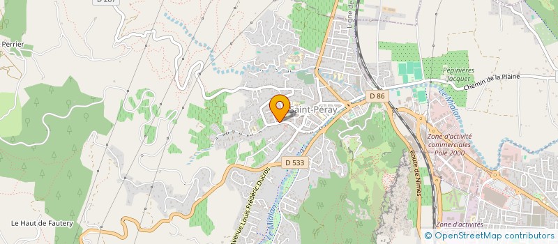 localisation de l'entreprise SCI MYSIL COULON  SAINT-PERAY