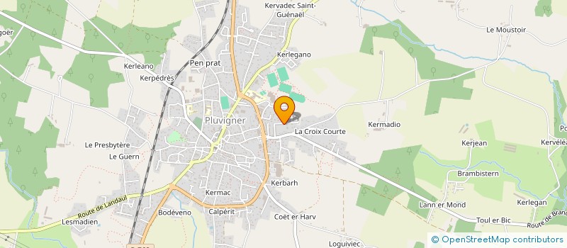 localisation de l'entreprise SCI MYSTEF  PLUVIGNER