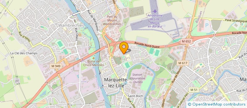 localisation de l'entreprise SCI MYSTERE  MARQUETTE-LEZ-LILLE