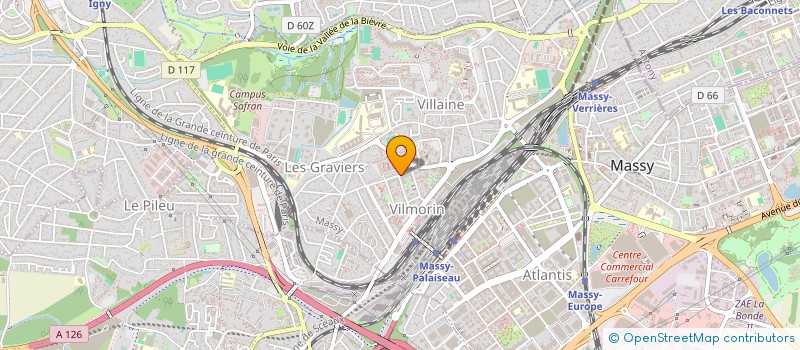 localisation de l'entreprise SCI MYTHIC à MASSY