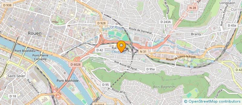 localisation de l'entreprise SCI MYVIF à ROUEN