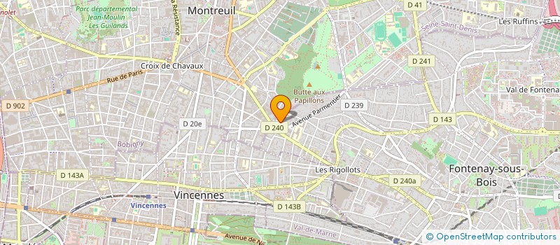 localisation de l'entreprise SCI MYWY à FONTENAY-SOUS-BOIS