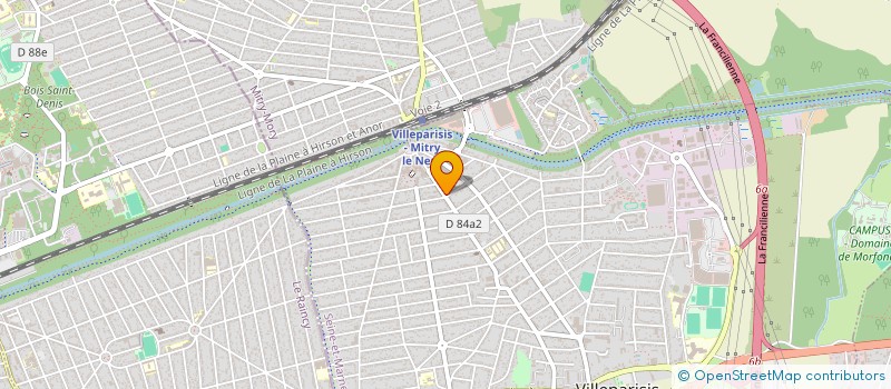 localisation de l'entreprise SCI MYYA  VILLEPARISIS