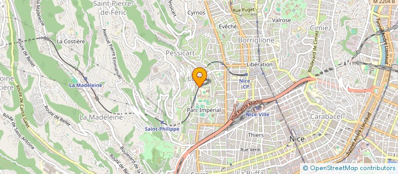localisation de l'entreprise SCI MYZOU à NICE