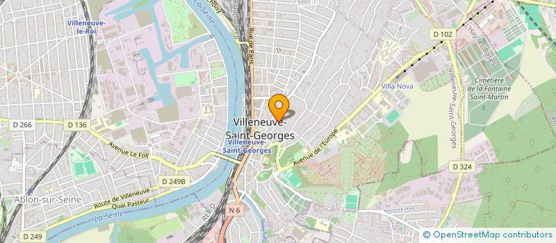 localisation de l'entreprise SCI MYZT  VILLENEUVE-SAINT-GEORGES