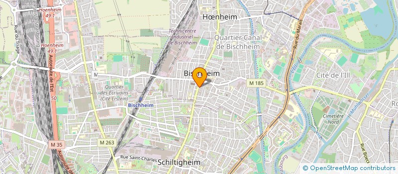 localisation de l'entreprise SCI MZ  BISCHHEIM