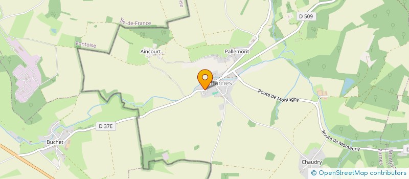 localisation de l'entreprise SCI MZ  PARNES