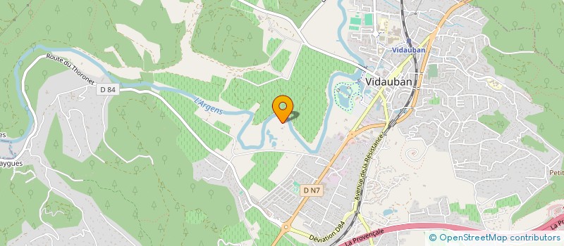 localisation de l'entreprise SCI MZ  VIDAUBAN