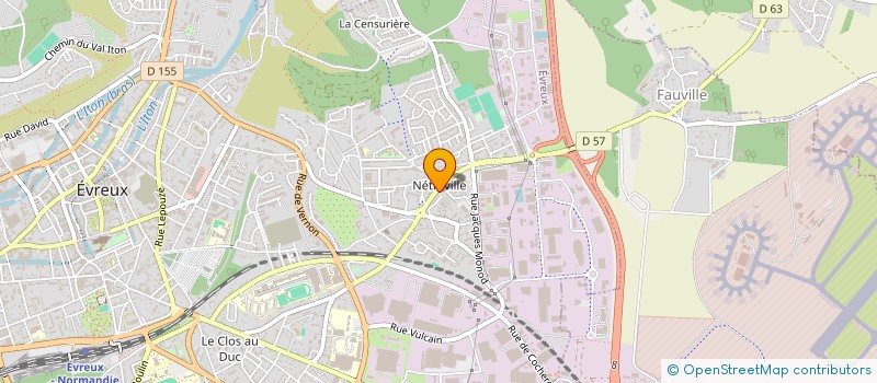 localisation de l'entreprise SCI MZH  EVREUX