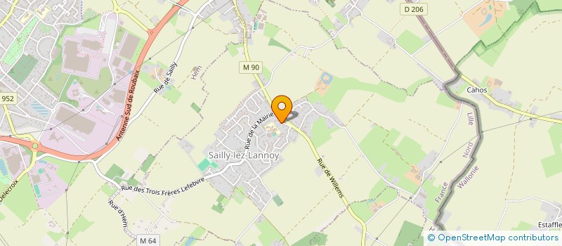 localisation de l'entreprise SCI MZK IMMO  SAILLY-LEZ-LANNOY