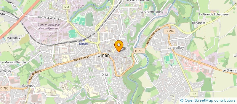 localisation de l'entreprise SCI N 1 DE LA RUE DE L'ECOLE  DINAN