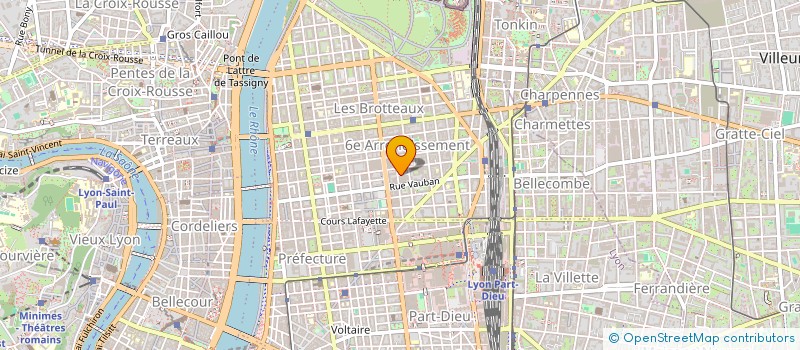 localisation de l'entreprise SCI N 10  LYON