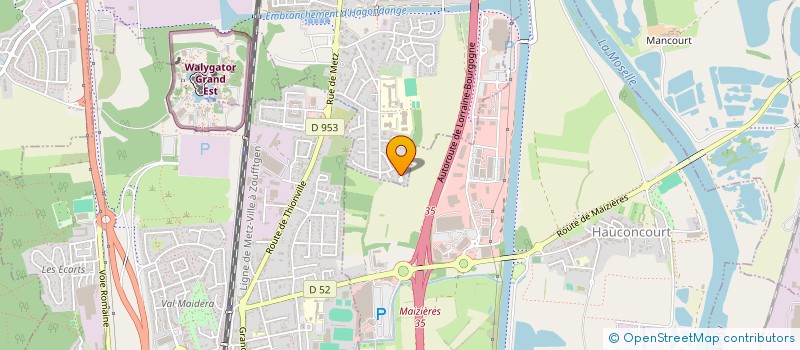 localisation de l'entreprise SCI N 2 M à TALANGE