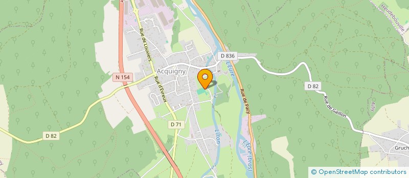 localisation de l'entreprise SCI N-3-C  ACQUIGNY